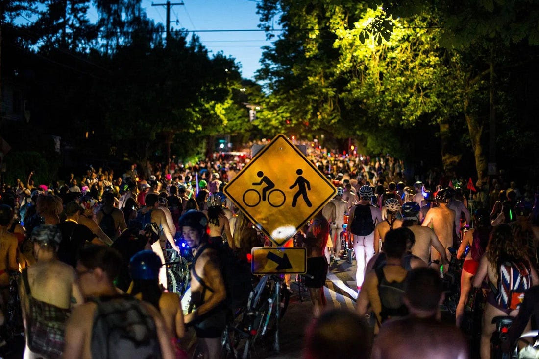 ‘Emergency’ World Naked Bike Ride announced in Portland amid National Guard order